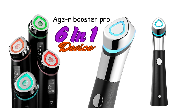 Medicube Age-R Booster Pro with dual-action LED light therapy and microcurrent technology for youthful, glowing skin in 2025