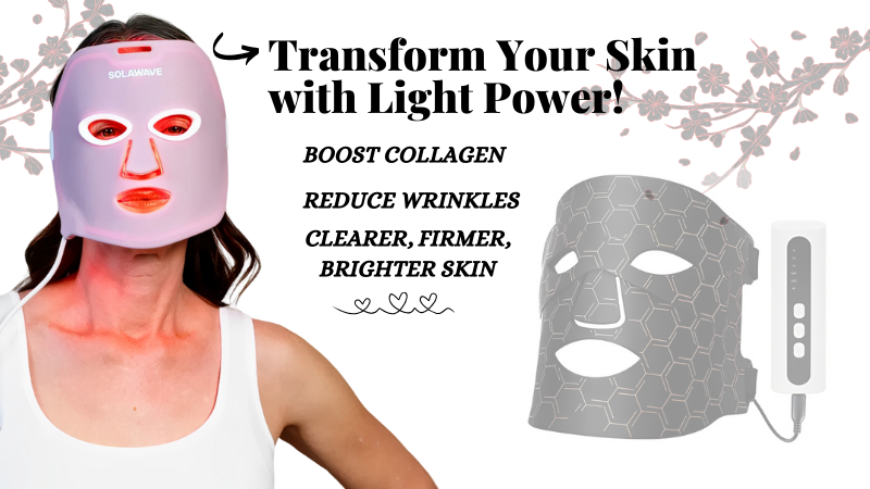 At-Home Red Light Therapy Mask for Clear, Healthy, and youthful  Skin